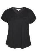 Zhenzi - Alberta 813 - Basis T-shirt - Sort