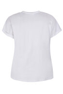 Zhenzi - Alberta 813 - Basis T-shirt - Hvid