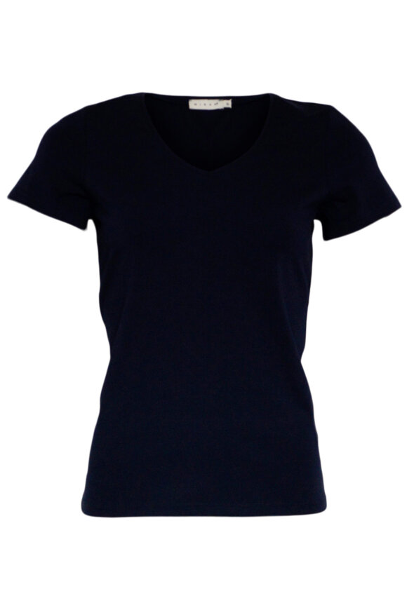 Micha - Basis T-shirt - Mørkeblå