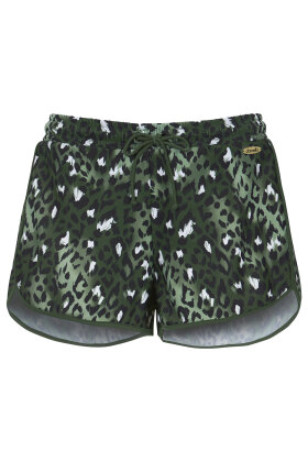 DAMELLA - Badeboxer Shorts - Dyreprint - Oliven Grøn DAMELLA - Badeboxer Shorts - Dyreprint - Oliven Grøn
