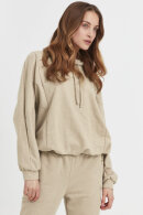 Pulz - Pz Isabell Sweatshirt - Casual Loose Fit - Sand