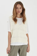 Pulz - Pz Therese Pullover - Strik Vest - Off White