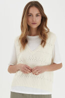 Pulz - Pz Therese Pullover - Strik Vest - Off White