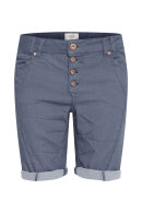 Pulz - PzRosita Shorts - Mid Waist - Stræk - Denim