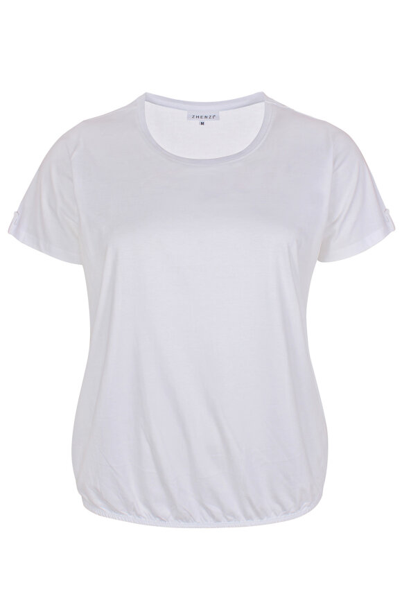 Zhenzi - Baci 212 - Basis T-shirt - Hvid