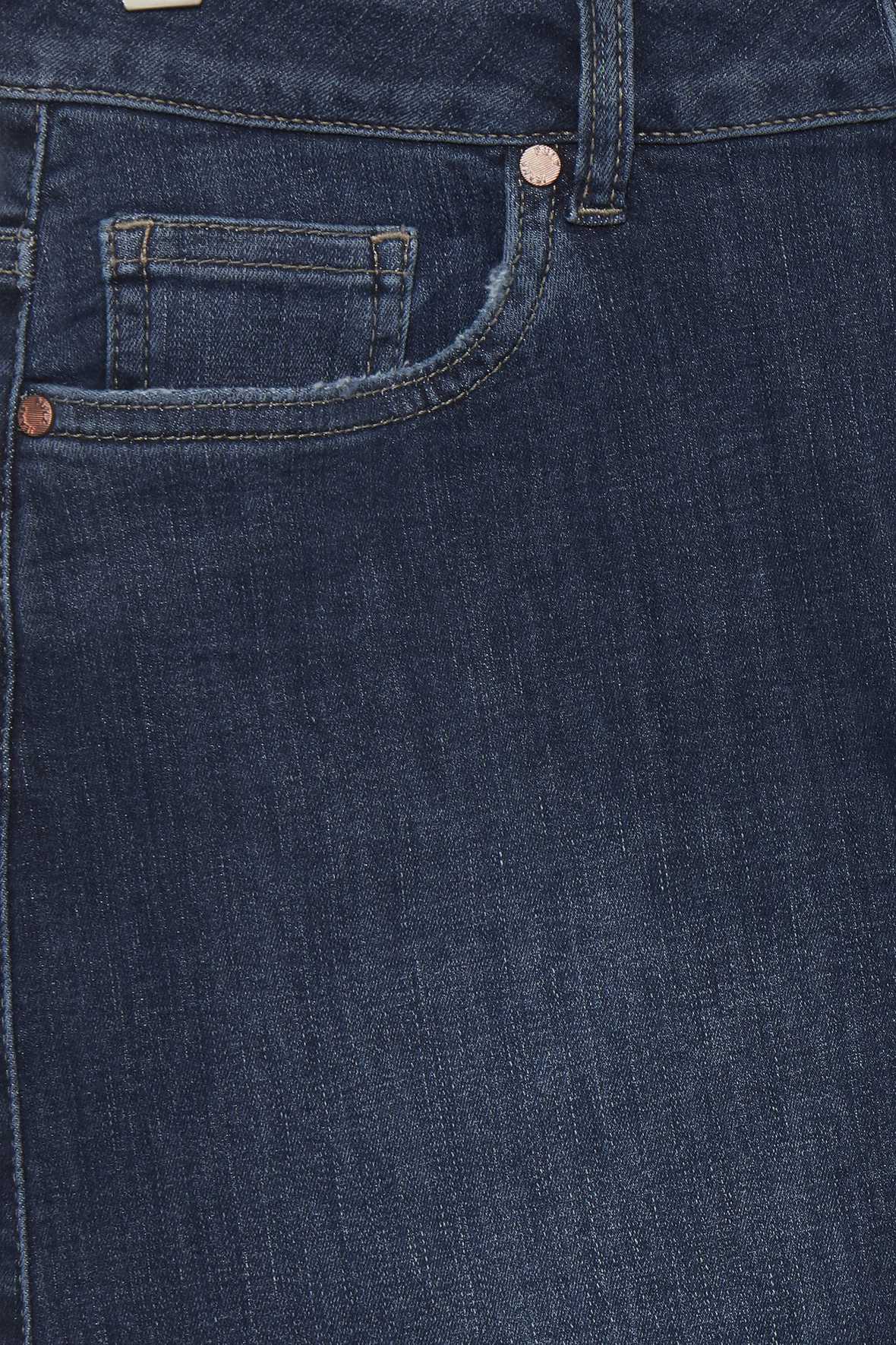 Rekvisitter Inficere grøntsager Pulz pz Danni skirt - mørk denim nederdel med stræk - Hos Lohse