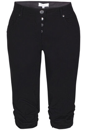 ZHENZI - Stomp 76 - Lette Stumpebukser - Capri - Legging Fit - Sort ZHENZI - Stomp 76 - Lette Stumpebukser - Capri - Legging Fit - Sort