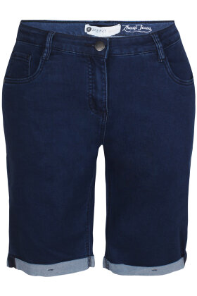ZHENZI - Step Fit Shorts Stretch - Normal Fit - Mørk Denim ZHENZI - Step Fit Shorts Stretch - Normal Fit - Mørk Denim