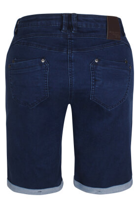 Zhenzi - Step Fit Shorts Stretch - Normal Fit - Mørk Denim