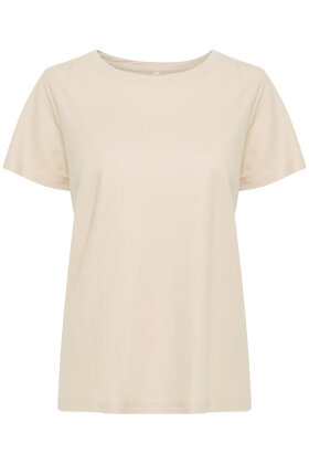 PULZ - Pz-Amelia T-shirt - Sandfarvet