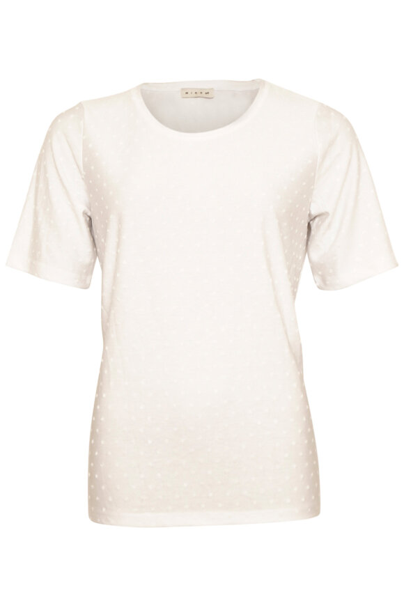 Micha - T-shirt Med Bomber - Hvid