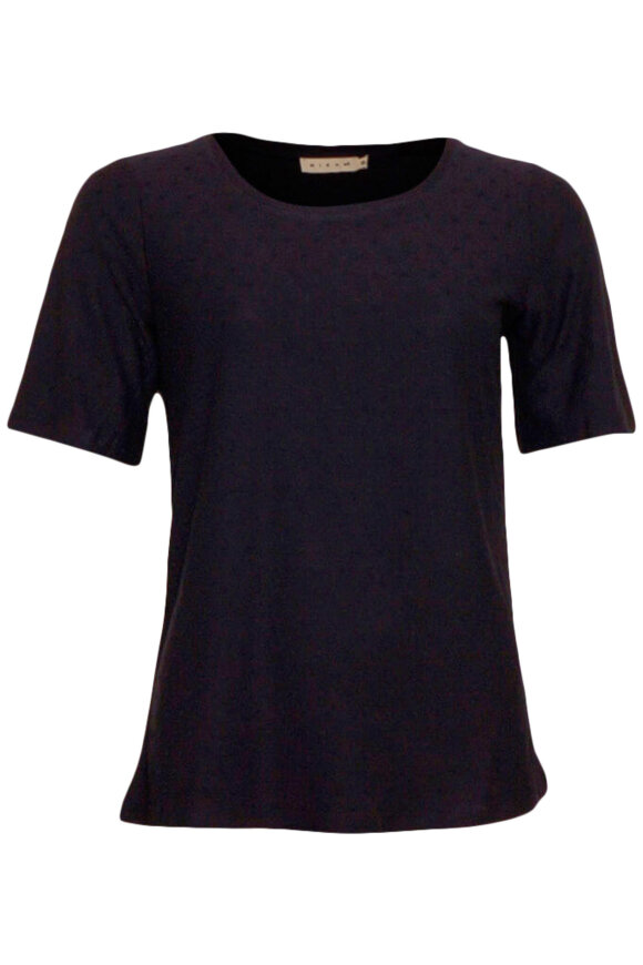 Micha - T-shirt Med Bomber - Mørkeblå