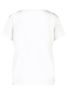 Gerry Weber - EcoVero T-shirt - Eksotisk Print - Off White