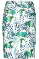 Gerry Weber - Stræk Nederdel - Eksotisk Print - Mint