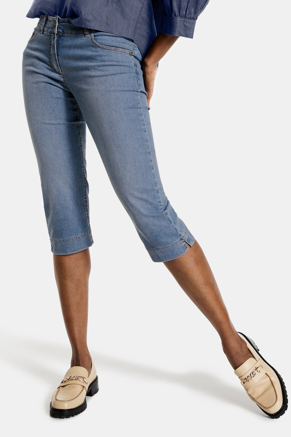 Gerry Weber capri bukser jeans . skinny fit denim til kvinder - Hos Lohse