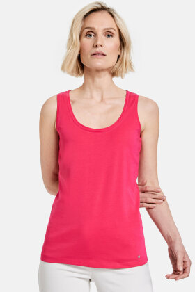 GERRY WEBER - Høj Kvalitets Top - Brede Stropper - Pink GERRY WEBER - Høj Kvalitets Top - Brede Stropper - Pink