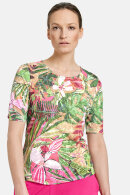 Gerry Weber - Jungle Print T-shirt - Grøn og Pink