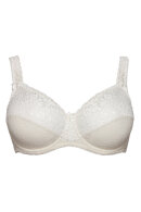 Plaisir - Beate Bra Plain - 3 Parts - Full Cup - Bøjle Bh - Whisper White