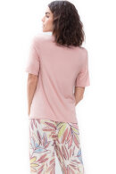 Mey - Alena Pyjamas Overdel - T-shirt - Laksefarvet