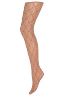 Hype the Detail - Logo Tights Nude Pink 25D - Fashion Tights - Strømpebukser