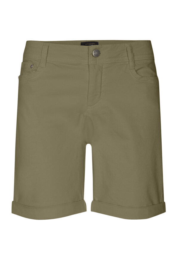 SoyaConcept - Sc-Erna 8-B - Jeans Shorts - Army Grønne