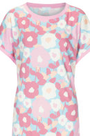 Mey - Emilie Natkjole Flora - Dropdown Skulder - Rosa