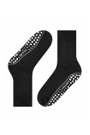 Falke - Homepads Men Socks - Mande Hyggesokker - m Silikone - Sorte