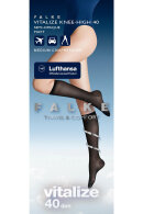 Falke - Travel & Comfort - Kompressionsstrømpe - Vitalize 40D - Sort