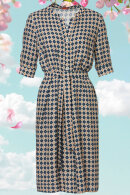 Du Milde - Duava Squares - Kjole Grafisk - Blå