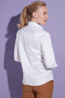 Eterna - Satin Stretch Shirt - Regular Fit - Modern Classic - Hvid