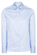 Eterna - Satin Stretch Shirt - Regular Fit - Modern Classic - Lyseblå