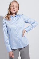 Eterna - Satin Stretch Shirt - Regular Fit - Modern Classic - Lyseblå