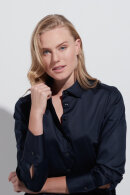 Eterna - Satin Stretch Shirt - Regular Fit - Modern Classic - Mørkeblå