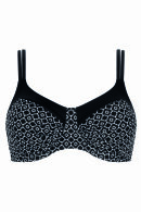 Amoena - Ayon sbp Top - Bikini Bh - Grafisk - Sort