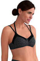 Amoena - Ayon sbp Top - Bikini Bh - Grafisk - Sort