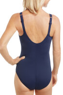 Amoena - Alabama Half Bodice - Polka Prikket - Badedragt - Mørkeblå