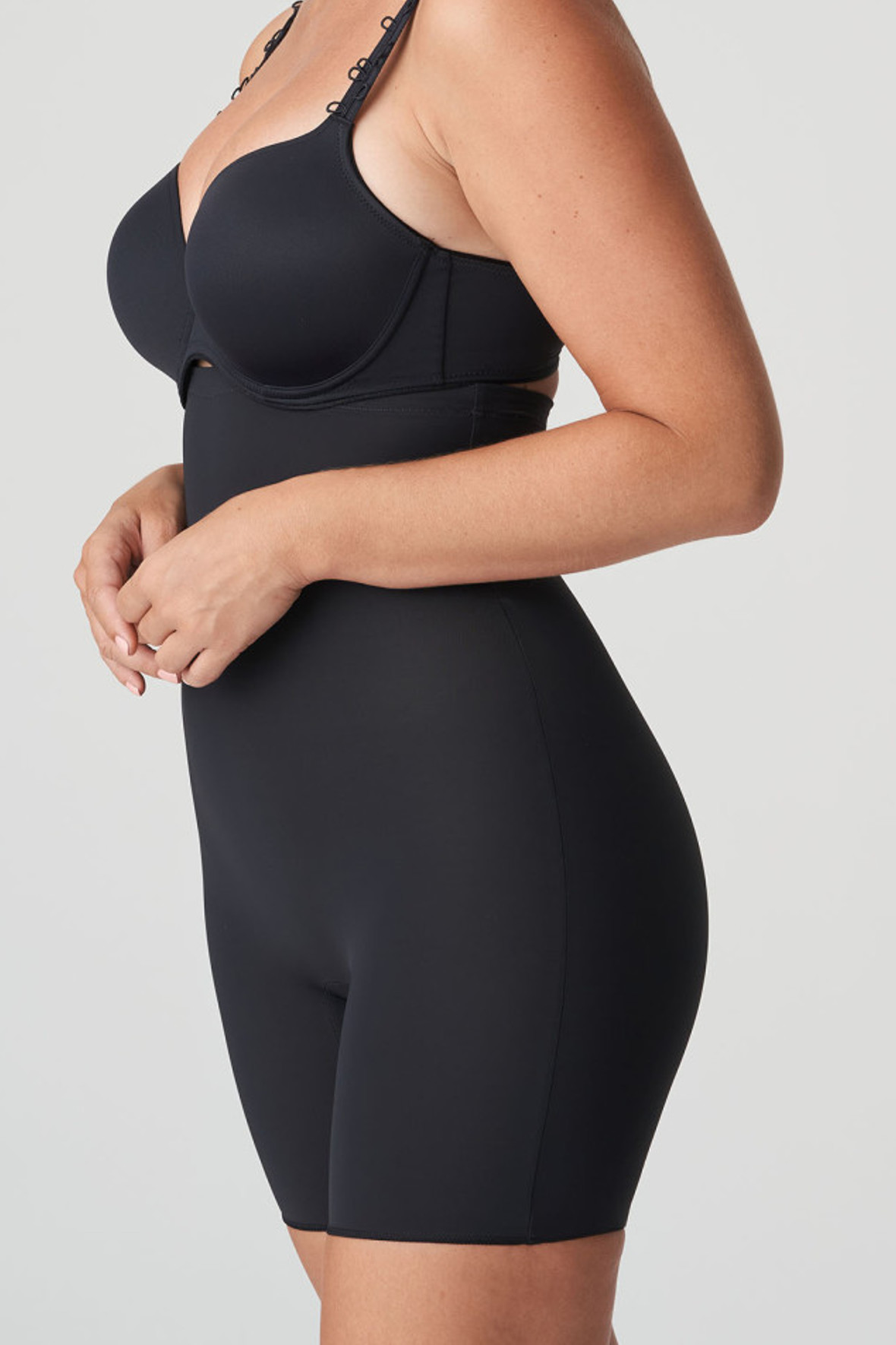 PrimaDonna PERLE charcoal shapewear high briefs