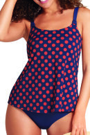 Amoena - Alabama Tankini - Polka Prikket - Mørkeblå