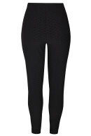 Zhenzi - Romy 078 - Leggings - Leggins - Jacquard Mønster - Sort