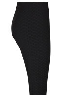 Zhenzi - Romy 078 - Leggings - Leggins - Jacquard Mønster - Sort