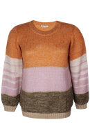 Zhenzi - Pave 0115 - Pullover Strik - Flerfarvet - Orange