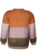 Zhenzi - Pave 0115 - Pullover Strik - Flerfarvet - Orange