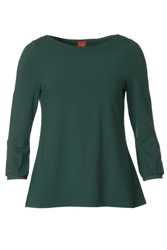 Du Milde - DuAlberta Basic - Langærmet T-shirt - Mørkegrøn