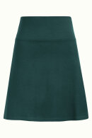 King Louie - Border Skirt Uni Milano - Jersey Nederdel - Mørkegrøn