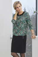 Brandtex - Grafisk Print - Bluse - Sort