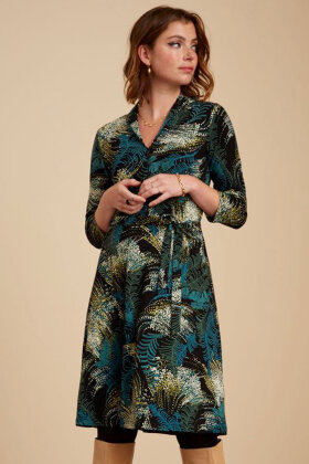 KING LOUIE - Emmy Dress Devon - Floral Print Kjole . Sort KING LOUIE - Emmy Dress Devon - Floral Print Kjole . Sort