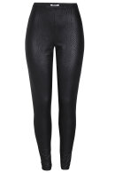 Zhenzi - Preda 429 - Snakeskin Leggins - Sort