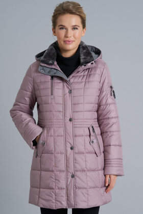 JUNGE - Estella Dunlook Jakke - Quiltet Middel Lang - Blush Rosa JUNGE - Estella Dunlook Jakke - Quiltet Middel Lang - Blush Rosa