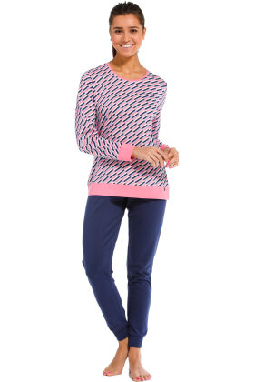 REBELLE - Grafisk Pyjamas - Pink REBELLE - Grafisk Pyjamas - Pink