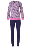 REBELLE - Grafisk Pyjamas - Pink